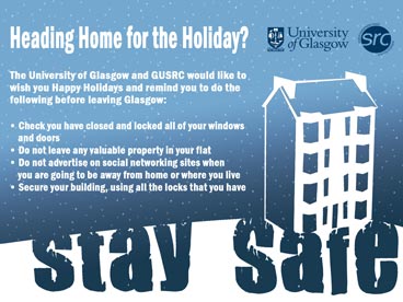 Stay Safe Winter campaign poster