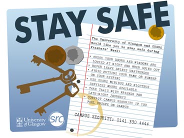Stay Safe campaign poster