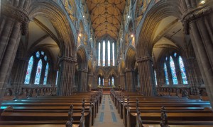 Interior of Glasgow Cathedral by Steve Collins licensed under CC-BY-2.0