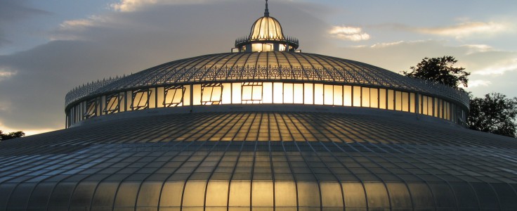The Kibble Palace in Glasgow Botanic Gardens. Photo by Jan Zeschky. Licensed under CC-BY-2.0.