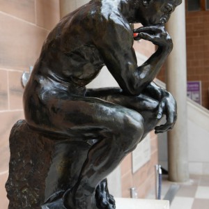 Bronze cast of 'The Thinker' by Rodin by Edward X licensed under CC-BY-SA-2.0.