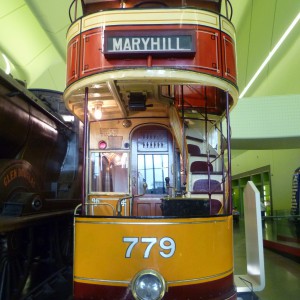 A double decker tram to Maryhill by Kim Traynor licensed under CC-BY-SA-3.0.