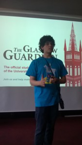 Vice President Student Activities opening the Introduction to Student Media talks in Freshers' Week 2015.